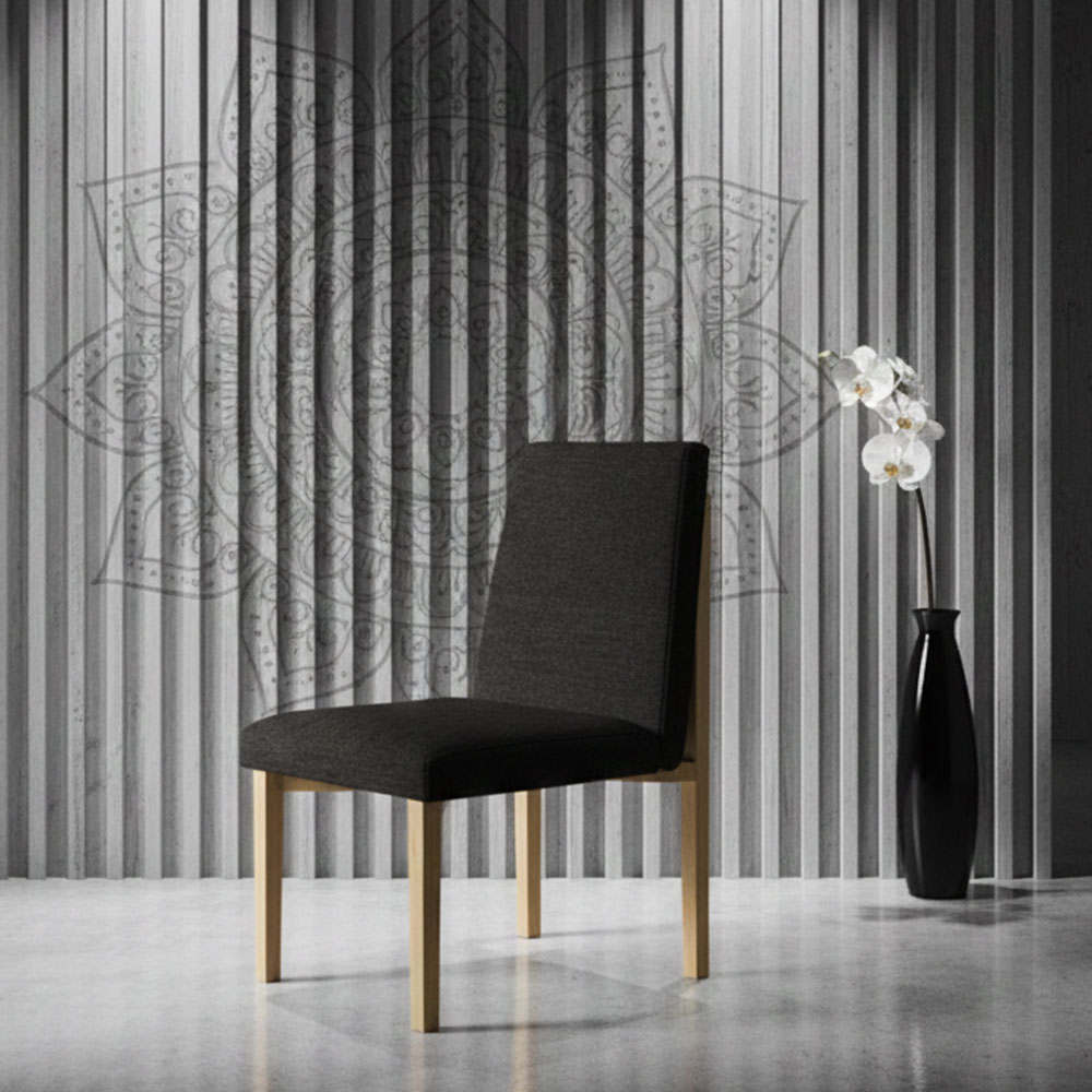 CROSSBAR DINING CHAIR - GREY